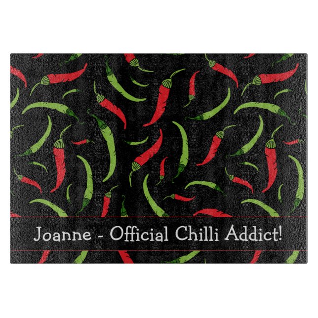 Chili Addict Spicy Food Älskare Chili Peppers (Framsidan)
