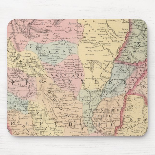 Chili, Argentina, Paraguay och Uruguay Musmatta (Framsidan)