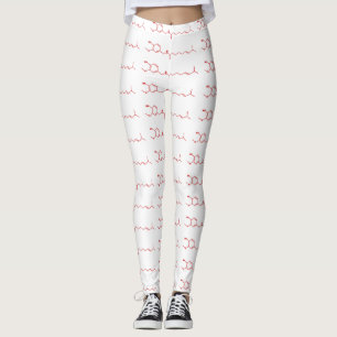 Chili Capsaicin Molecular Chemical Formula Leggings