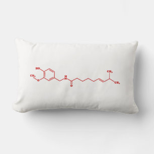 Chili Capsaicin Molecular Chemical Formula Lumbarkudde