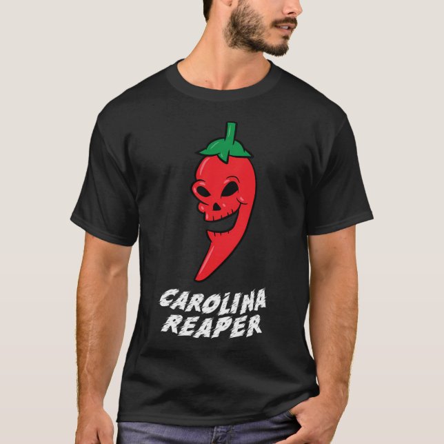 Chili Carolina Reaper Carolina Reaper Chili Spicy T Shirt (Framsida)