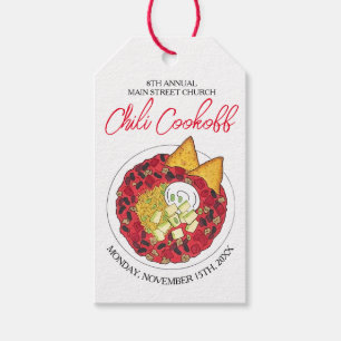 Chili Chili Soppa Cookoff tävlingsleverantör Presentetikett