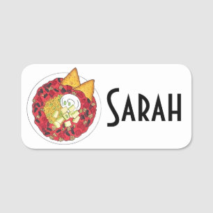 Chili Chili Soppa Cookoff Tortilla Chip Food Namnbricka