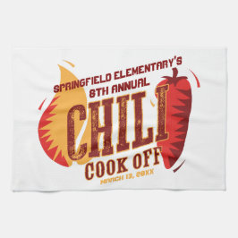 Chili Cook Av | BBQ Cookout Tävling Kökshandduk