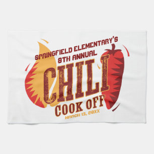 Chili Cook av  BBQ Cookout Tävling Kökshandduk