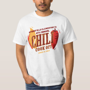 Chili Cook av BBQ Cookout Tävling T Shirt