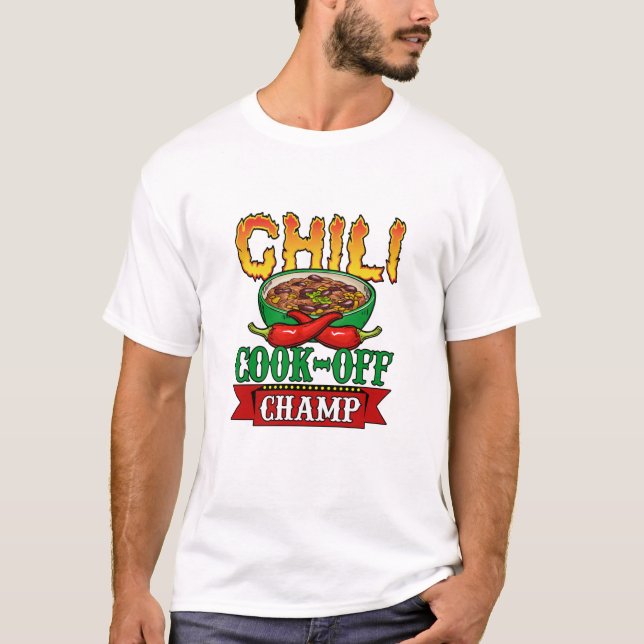 Chili Cook av Champ Competition Winner T Shirt (Framsida)