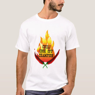 Chili Cook av Champion Flame Design T Shirt