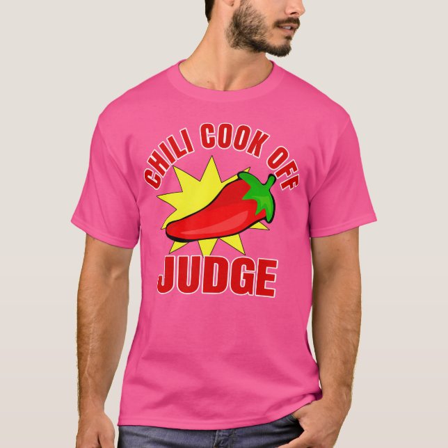 Chili Cook av domare Shirt med Hett Pepper T (Framsida)