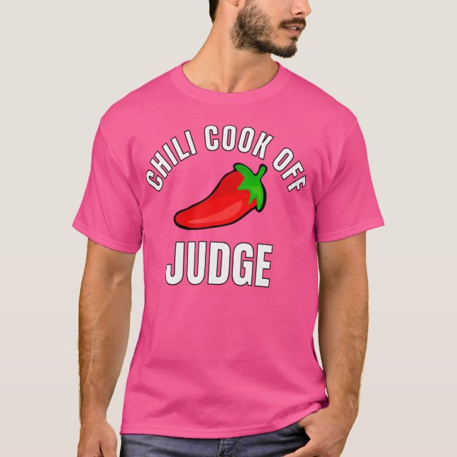 Chili Cook av domare Shirt med Red Chili Pepper G T (Framsida)