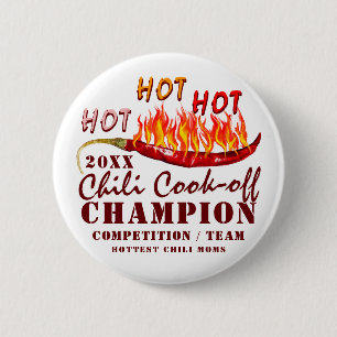Chili Cook av Rustic Team Tävling Winner Champion Knapp