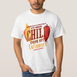 Chili Cook Av Winner | BBQ Cookout Tävling T Shirt