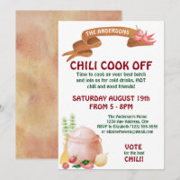 Chili Cook-inbjudan