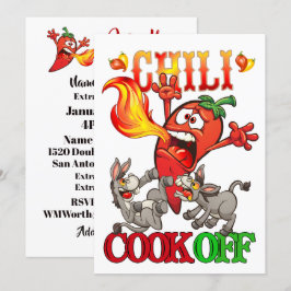 Chili Cook-inbjudan Inbjudningar