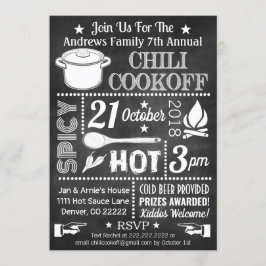 Chili Cook-inbjudan Inbjudningar