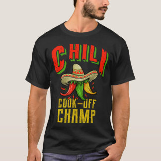 Chili Cook Off Champ Chili Tävling T Shirt