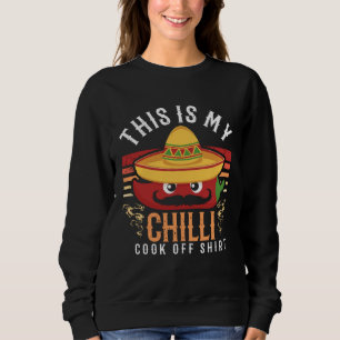 Chili Cook Off Kryddstark Mat Tävling Konkurrens U T Shirt