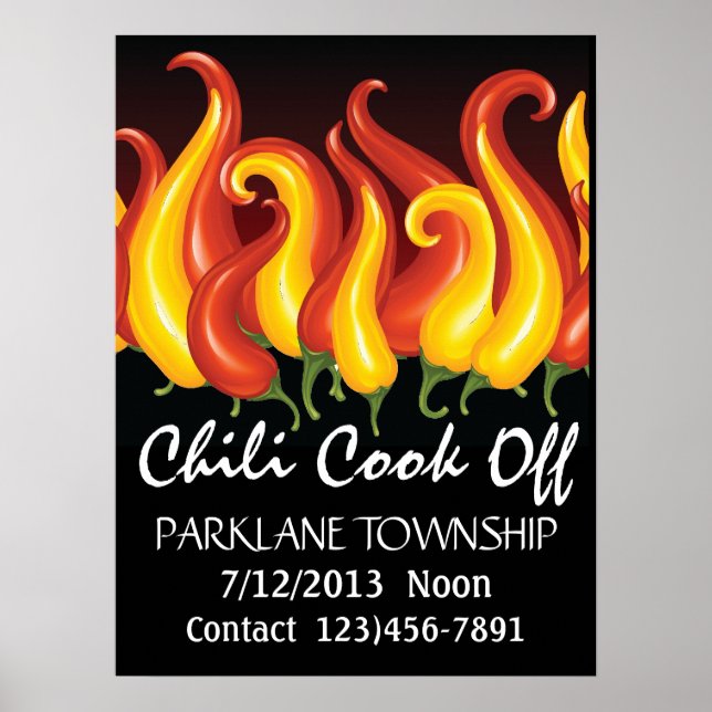 Chili Cook Off Poster - SRF (Framsidan)