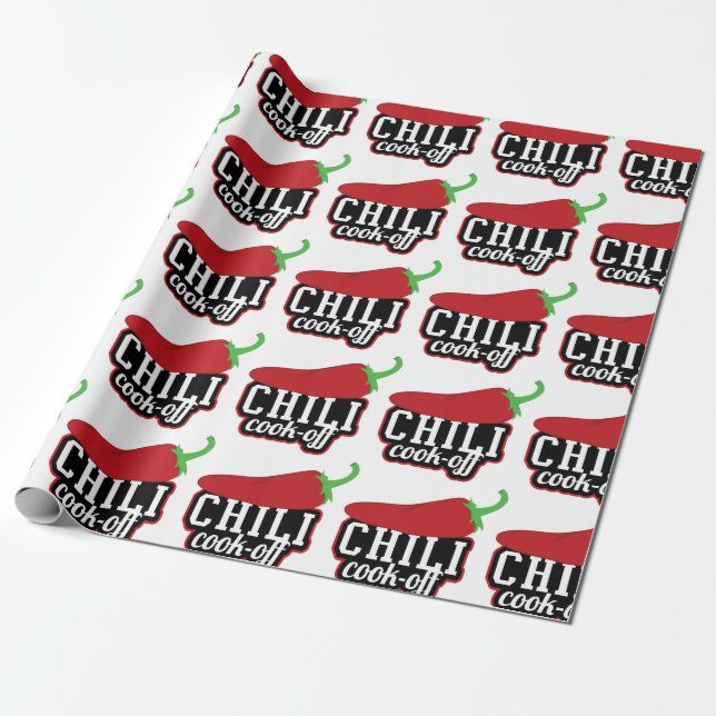 Chili Cook-off Presentpapper (Utrullad)