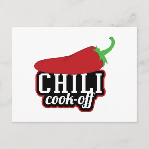 Chili Cook-Off Vykort