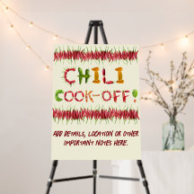 Chili Cook-signering, anpassa med händelseinformat