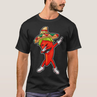 Chili Dabbing T Shirt Pepper Mexikanska Hetten Jal