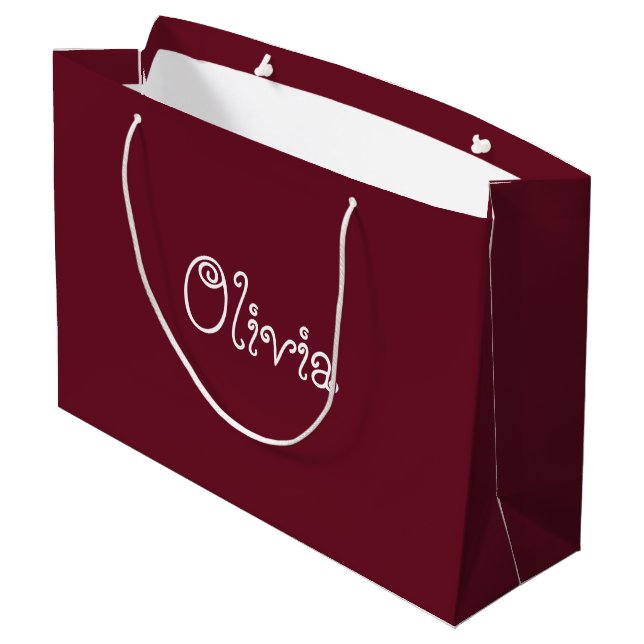 Chili Färg Baby Shower Gift Bag (Baksidan Vinklad)