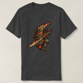 Chili Fire Ninja — Rolig krigare med het paprika T Shirt