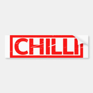 Chili Frimärke Bildekal