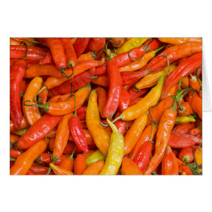 Chili Hälsningskort