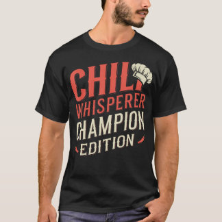 Chili Koktävling Mästare Chili Viska Matlagning T Shirt