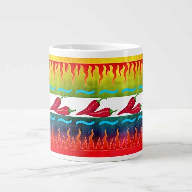 Chili kopp/Mugg eller Jumbo Hett Drink Mugg (Framsidan)