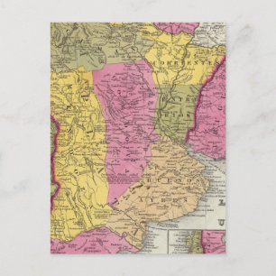 Chili, La Plata och Uruguay Vykort