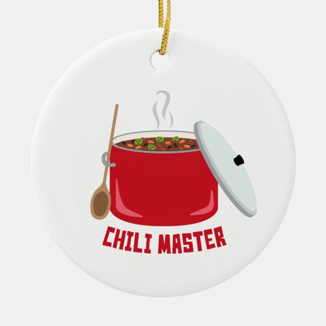 Chili Master Julgransprydnad Keramik (Framsidan)