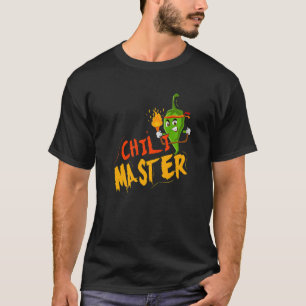 Chili Master Spicy Flavoring Pepper Foodie Food T Shirt