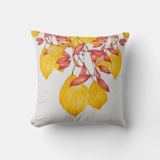 Chili och Turmeric på en kvadratfyllning Kudde