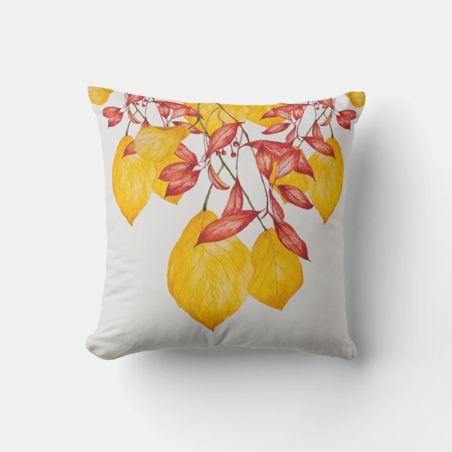 Chili och Turmeric på en kvadratfyllning Kudde (Framsida)