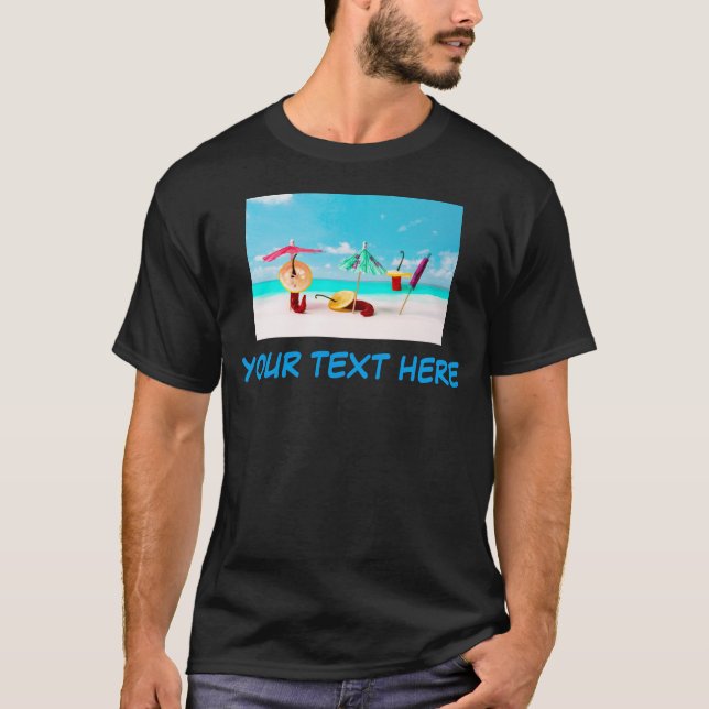 Chili Paprika och din text T Shirt (Framsida)