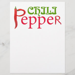 Chili peppar reklamblad