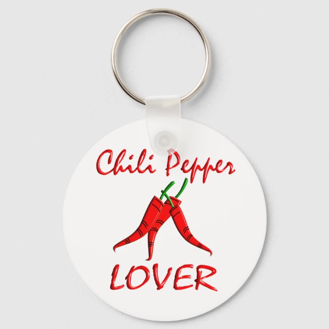 Chili Pepper Älskare Nyckelring (Framsida)