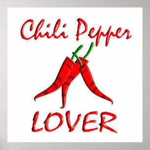 Chili Pepper Älskare Poster