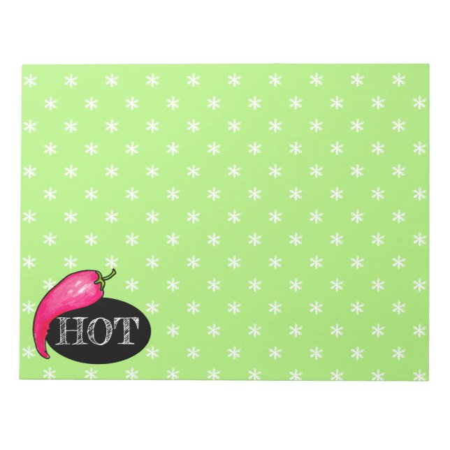 Chili pepper anteckningsblock (Framsida)