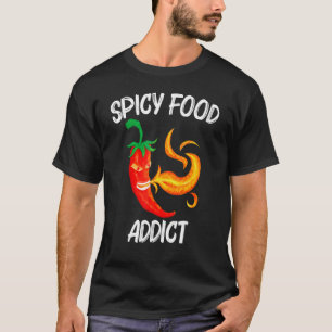 Chili Pepper För manar Women Red Spicy Flaming Jal T Shirt