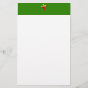 Chili Pepper i Sombrero Brevpapper