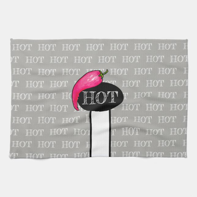 Chili pepper kökshandduk (Horisontell)