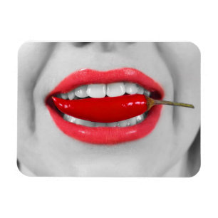 Chili pepper läppar magnet