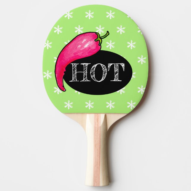 Chili pepper pingisracket (Framsidan)