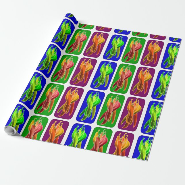 Chili Pepper Presentpapper (Utrullad)