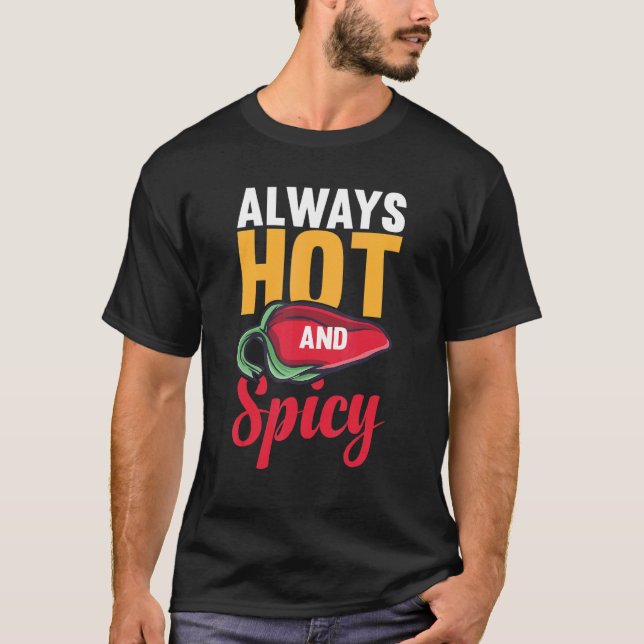 Chili  Pepper Spicy Food Fiesta Mexican Chili Part T Shirt (Framsida)