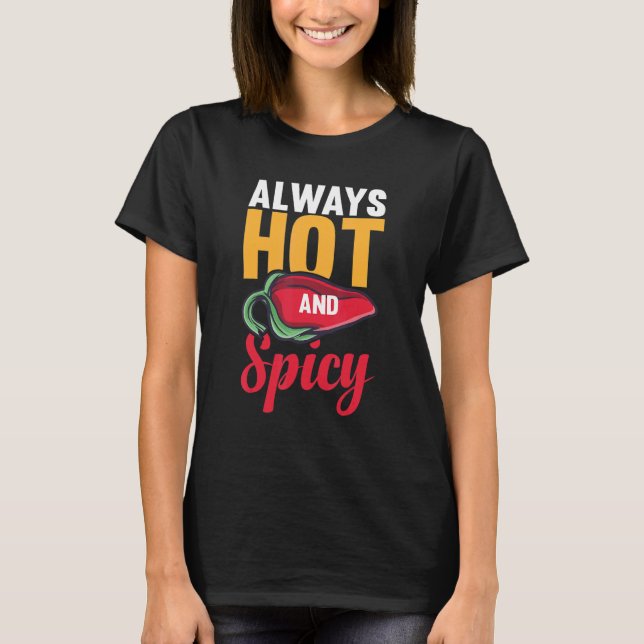 Chili  Pepper Spicy Food Fiesta Mexican Chili Part T Shirt (Framsida)